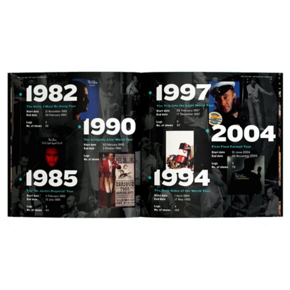 Phil Collins Not Dead Yet Live Tour Program 2017 18 Genesis 2 Books + Sleeve - Picture 13 of 16